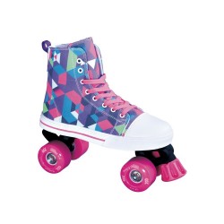 Roller skates La Sports Canvas JR 14120SPI Μέγεθος 34