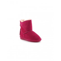 Bearpaw Mia Toddler Δερμάτινες Παιδικές Μπότες Κόκκινες 2062T-671