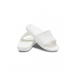 Crocs Classic Slides σε Λευκό Χρώμα 206121-100