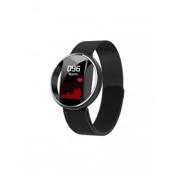 Garett Women Nicole Smartwatch με Παλμογράφο (Μαύρο)