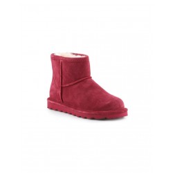 Bearpaw Alyssa Δερμάτινα Γυναικεία Μποτάκια Μπορντό 2130W-620