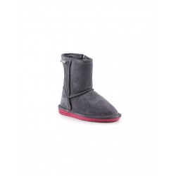 Bearpaw Παιδικά Μποτάκια με Φερμουάρ Γκρι 608TZ-903