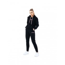 Hype Justhype Scribble Tracksuit Γυναικείο Σετ Φόρμας Μαύρο WWSET004