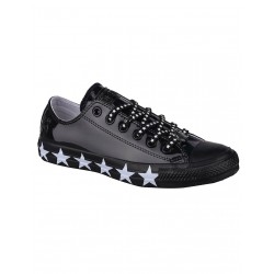 Converse x Miley Cyrus Chuck Taylor All Star Low Top Faux P Γυναικεία Sneakers Μαύρα 563720C