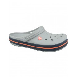 Crocs Crocband Ανδρικά Παπούτσια Θαλάσσης Light Grey/Navy 11016-01U