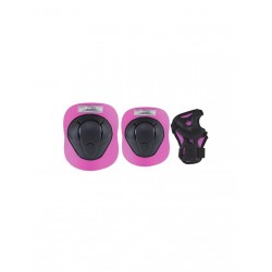 Protectors set Nils Extreme black / pink H210 size L