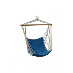 Hammock Brazilian armchair Natura Royokamp with sewn-in pillow 90x50 cm cornflower blue 1013428