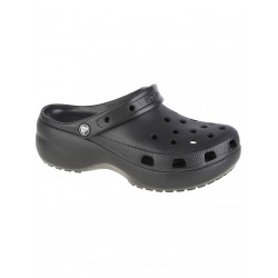 Crocs Classic Platform W Αντιολισθητικό Unisex Σαμπό Μαύρο