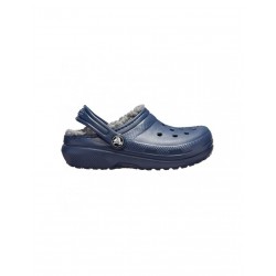 Crocs Παιδικές Παντόφλες Navy Μπλε Classic Lined 207009-459