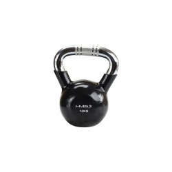 Kettlebell HMS KTC12 BLACK cast iron knurled handle