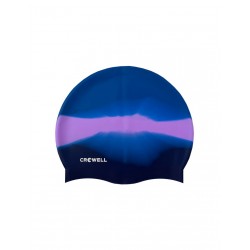 Crowell Multi Flame silicone swimming cap col21