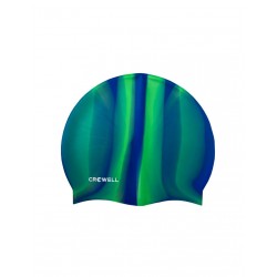 Crowell Multi Flame silicone swimming cap col 12