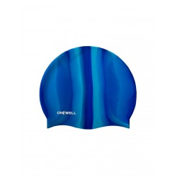 Crowell Multi Flame silicone swimming cap col 13