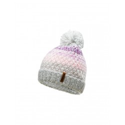 Elbrus Eriko Pom Pom Beanie Γυναικείος Σκούφος Πλεκτός σε Γκρι χρώμα 92800282388