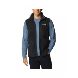 Columbia Fast Trek Fleece Αμάνικο Ανδρικό Χειμωνιάτικο Μπουφάν Μαύρο 1460001-010