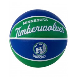 Wilson NBA Team Retro Minnesota Timberwolves Mini Μπάλα Μπάσκετ Indoor / Outdoor WTB3200XBMIN