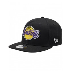 New Era Los Angeles Lakers Ανδρικό Jockey με Ίσιο Γείσο Μαύρο 60245408