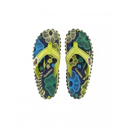 Flipflops Gumbies Islander Pistachio Flowers GUFFISL111