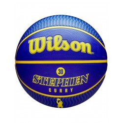 Wilson NBA Player Icon Stephen Curry Outdoor Ball WZ4006101XB7