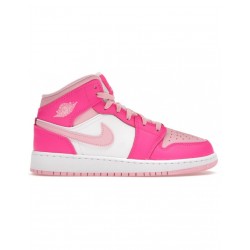 Jordan 1 Mid Barbie Fierce Pink GS FD8780116