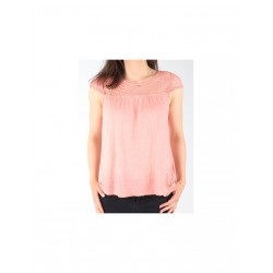 Wrangler Capsleeve Tee Coral Peach W W7337FDJX