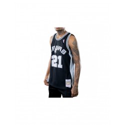 Mitchell Ness NBA Swingman San Antonio Spurs Tim Duncan TShirt SMJYGS18208SASBLCK98TDU