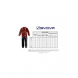 Tracksuit Givova Visa navy blue white 0403