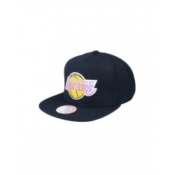 Mitchell Ness NBA Los Angeles Lakers Top Spot Snapback Hwc Lakers Cap HHSS2976LALYYPPPBLCK