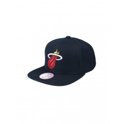 Mitchell Ness NBA Miami Heat Top Spot Snapback Hwc Heat HHSS2976MHEYYPPPBLCK