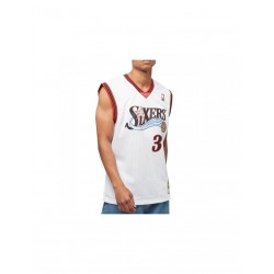 Mitchell Ness NBA Swingman Home Jersey 76ERS 00 Allen Iverson M SMJYGS18200P76WHIT00AIV