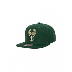 Mitchell Ness NBA Team Ground 20 Snapback Milwaukee Bucks Cap HHSS3256MBUYYPPPGREN