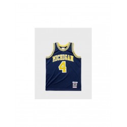 Mitchell Ness NCAA Swingman Road Jersey Michigan1991 Chris Webber SMJY4437UMI91CWEASBL