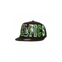 Mitchell Ness Varsity Bust Snapback Boston Celtics Cap HHSS6461BCEYYPPPBLCK