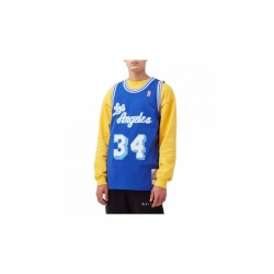 Mitchell Ness NBA Swingman Los Angeles Lakers Shaquille O'Neal M Tshirt SMJYAC18013LALROYA96SON