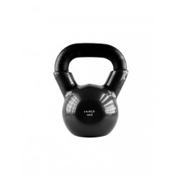 Kettlebell iron covered with vinyl HMS KNV12 BLACK